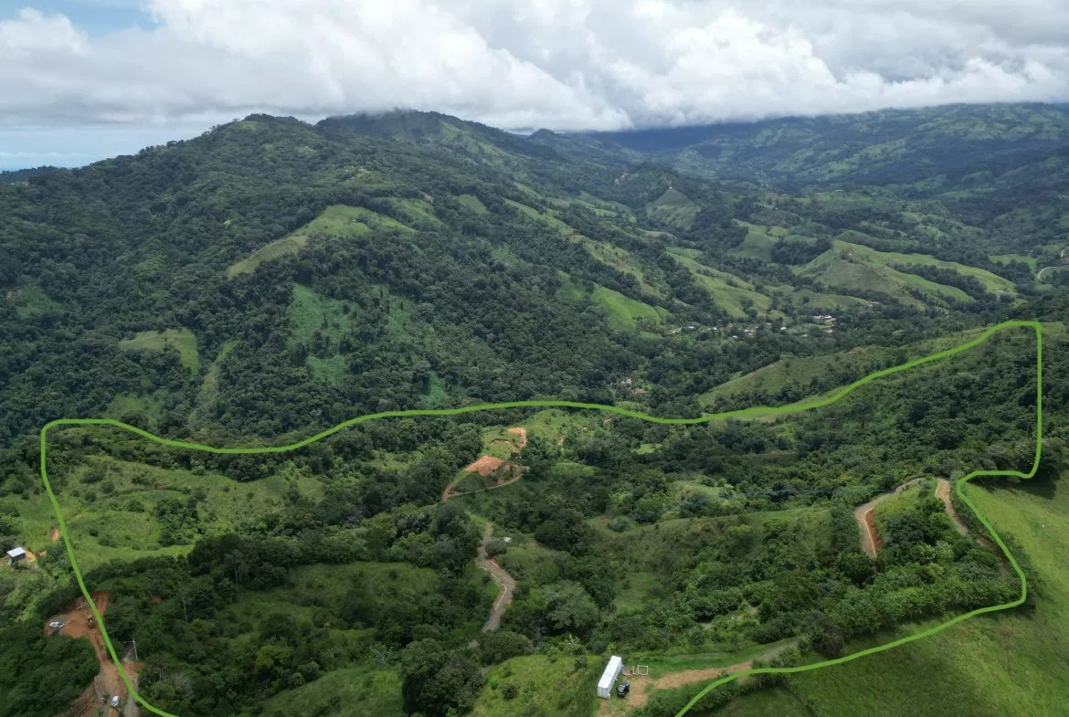 OCEAN & MOUNTAIN VIEW ESTATE WITH RIVER,CREEK, JUNGLE, PASTURE, AND DEVELOPMENT POTENTIAL NEAR DOMINICAL BEACH – 164.8-ACRE, photo 12