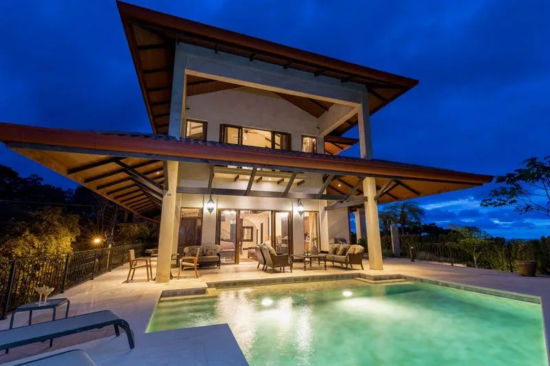 Two Home in Gated Community Premium Family Compound Panoramic Ocean Luxury Estate, El Salto Manuel Antonio