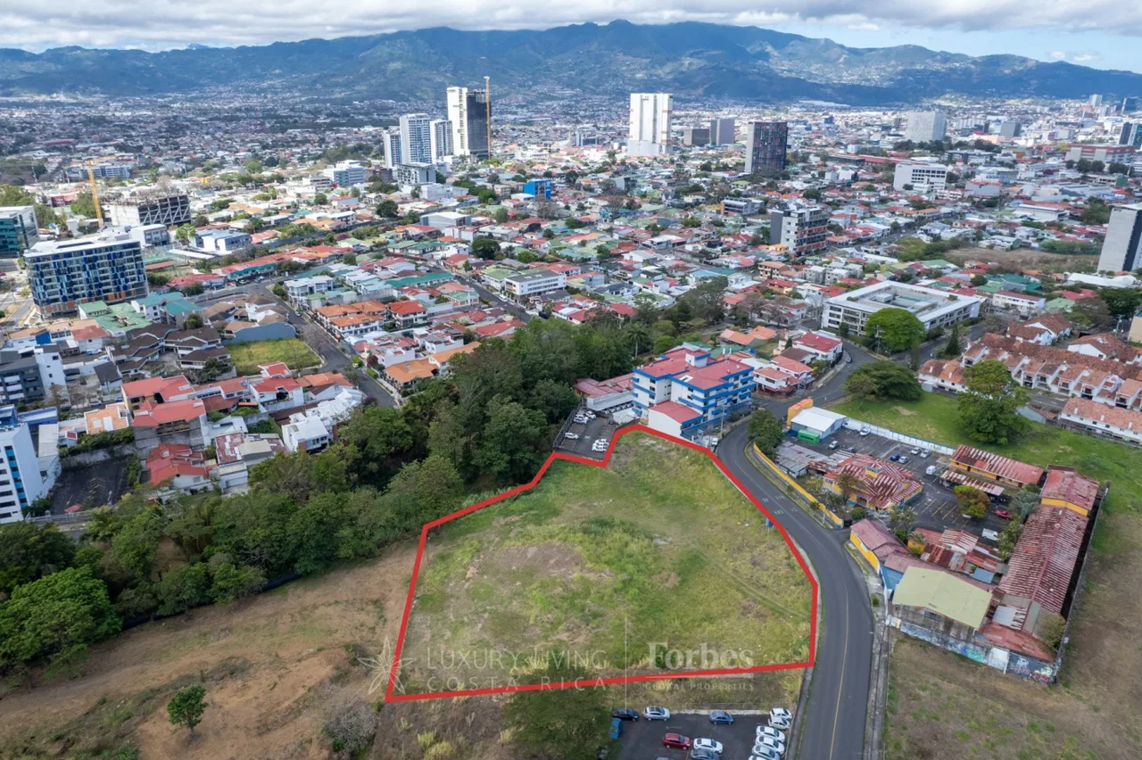 Commercial land with previously planned development