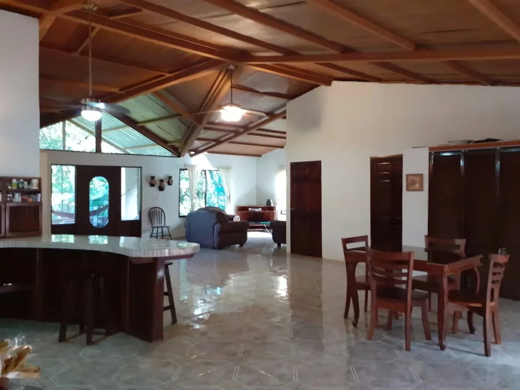 Tropical Retreat with Three Homes, a River, and Nature Trails in Jicarito