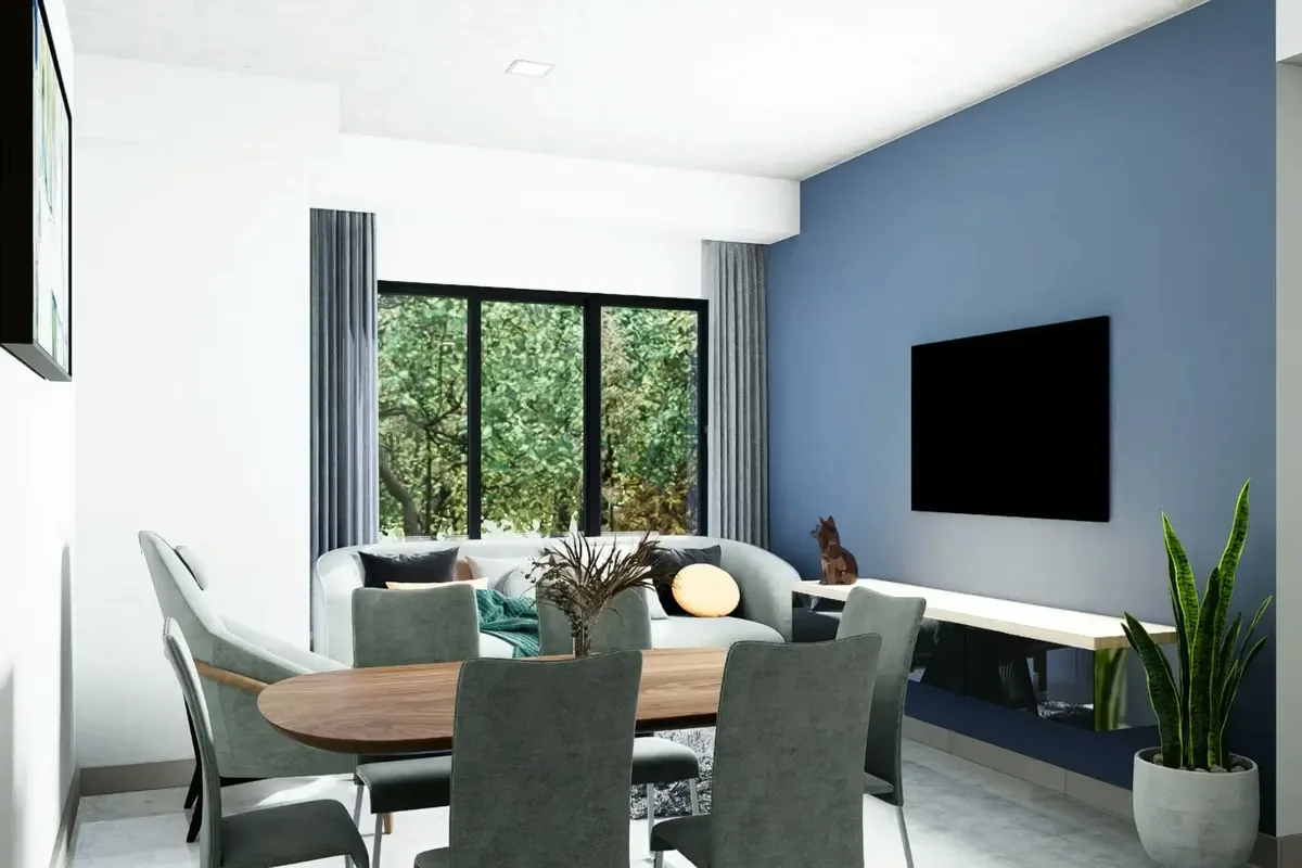 Discover unparalleled modern living in this exquisite 1-bedroom, 2-bathroom apartment, currently under construction with completion anticipated in 2027. Spanning a thoughtfully designed ..., photo 4