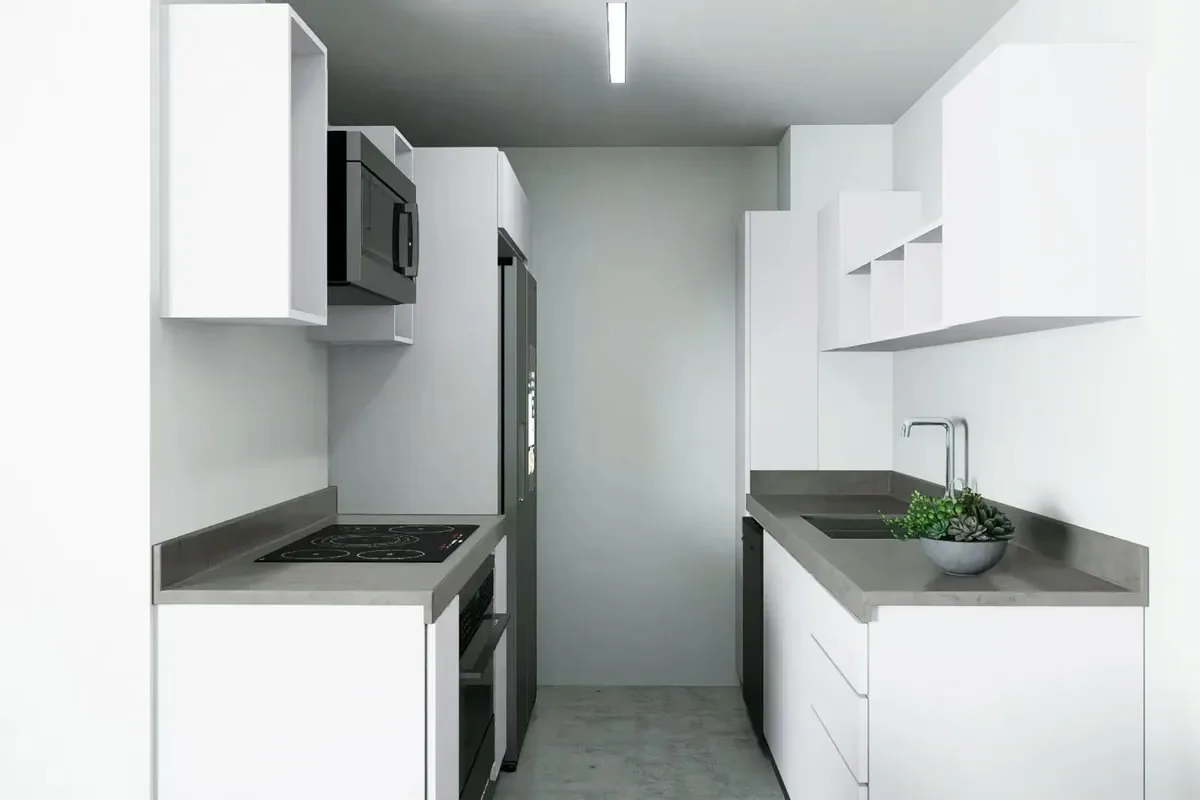 Discover unparalleled modern living in this exquisite 1-bedroom, 2-bathroom apartment, currently under construction with completion anticipated in 2027. Spanning a thoughtfully designed ..., photo 7