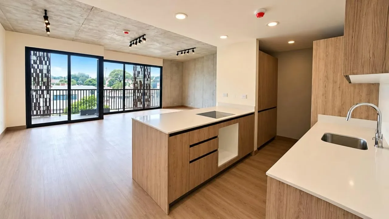Vive en este elegante apartamento de 3 habitaciones en Torre The Jane, ideal para familias o ...