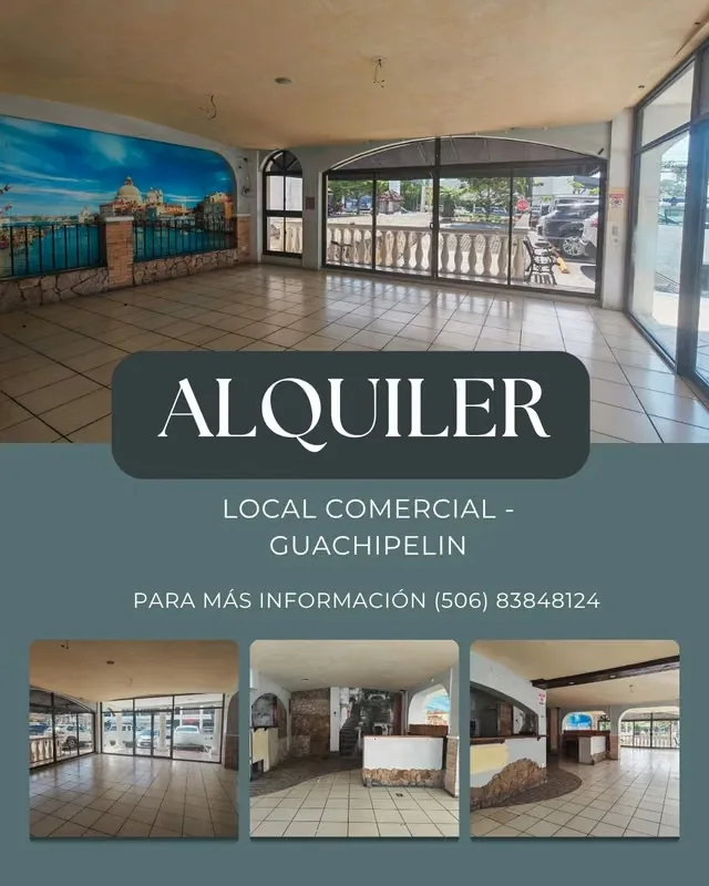 Este excelente local comercial se encuentra en Guachipelín, rodeado de agencias de vehículos, centros comerciales, oficinas, consultorios médicos y una importante actividad ...