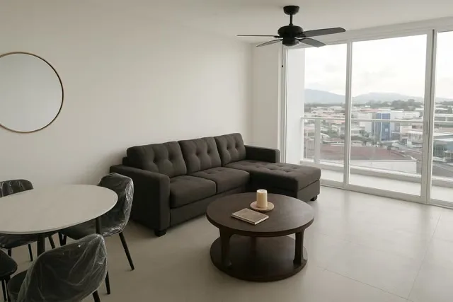 ALQUILER APARTAMENTO NUEVO EN URUKA Point PISO 9 ALQUILER: 700.000 colones, Incluye cuota condominal TEL: . Muy cerca del Hospital México • 2 Habitaciones • 2 Baños Completos • ...