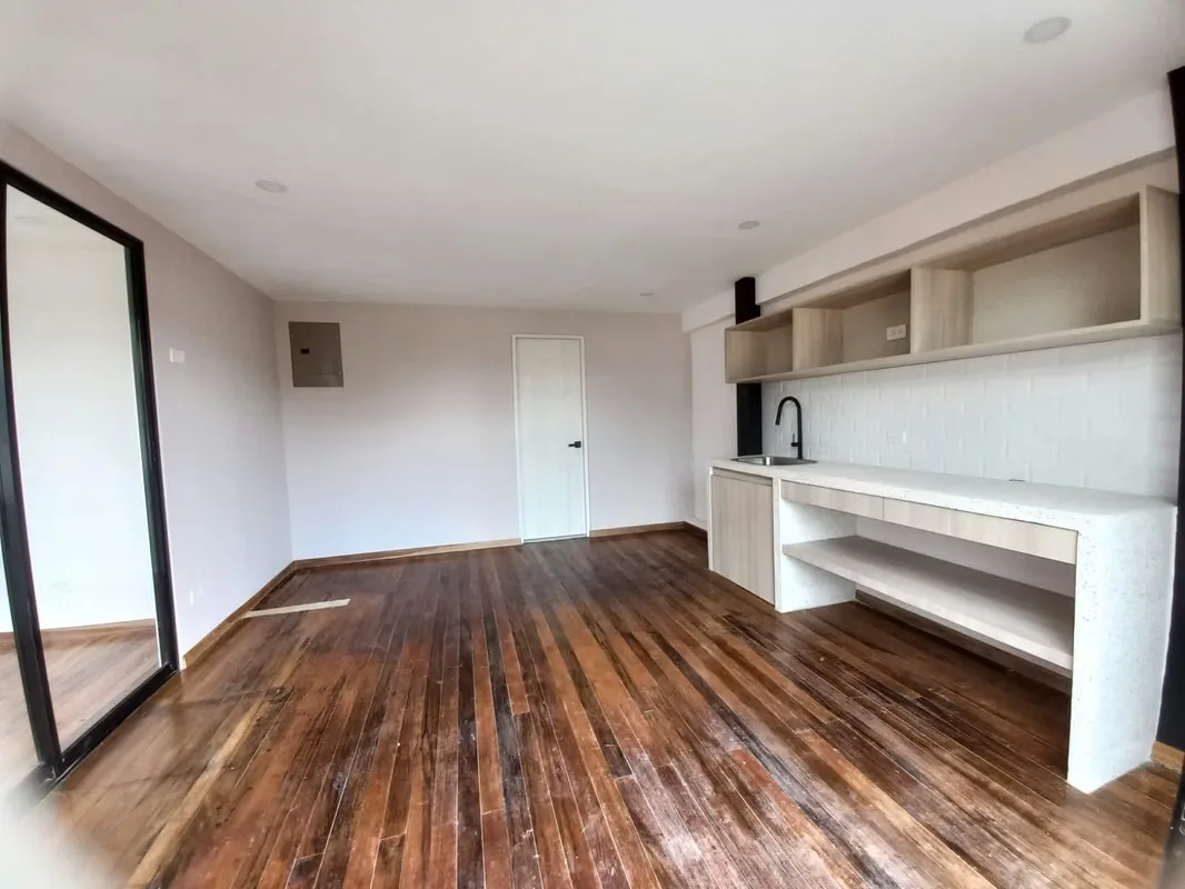 New one-room apartment with contemporary finishes is rented. Located in a very safe and quiet urbanization, with access to recreational park. The price includes water, light and laundry ..., photo 6