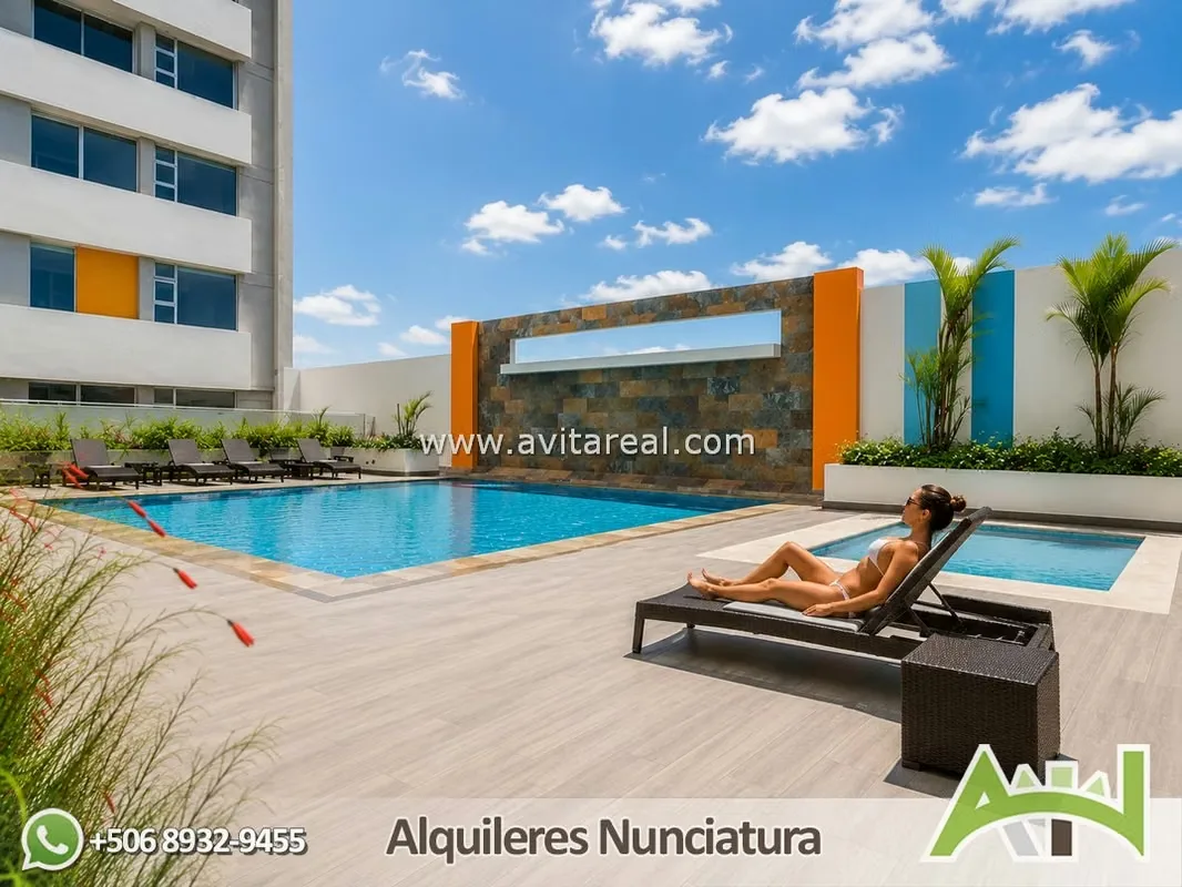 Furnished 3-bedroom apartment in Sabana Sur; private condominium with amenities.