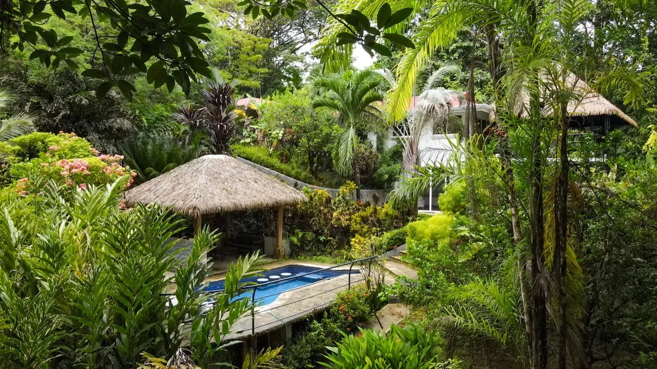 3 BEDROOM HOME AND TWO CABINAS WITH VIEWS TO THE STREAM – 1.96 ACRES