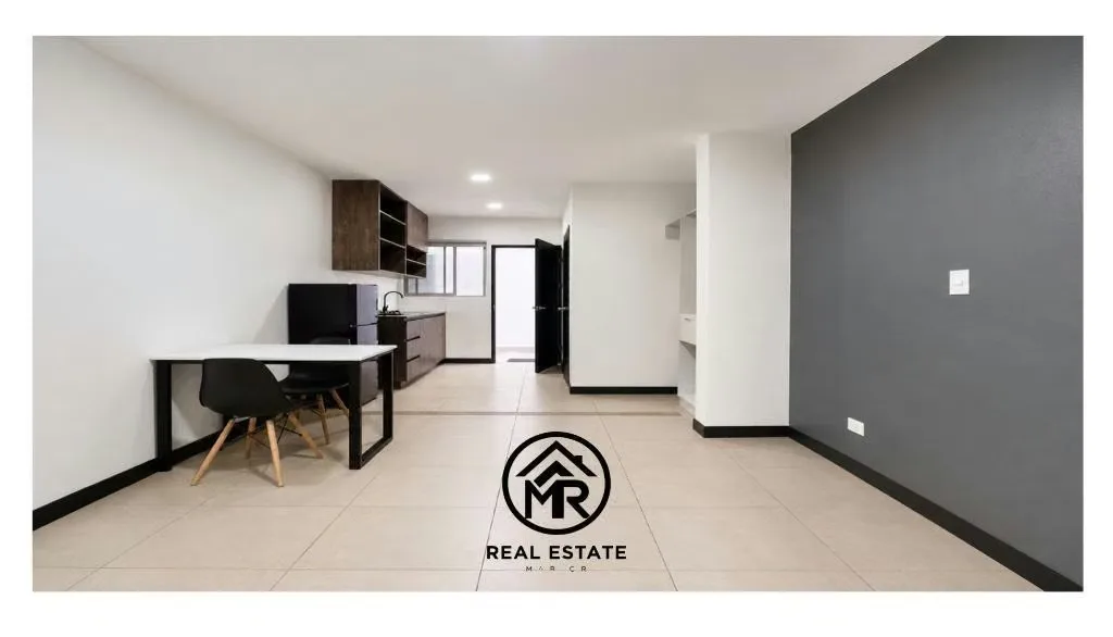 300 mil Alquiler de elegante Apartamento - Tipo ESTUDIO SEMI AMUEBLADO en San Pedro , Sabanilla ( Cerca de las Deportivas de la UCR ) Servicios incluidos .
