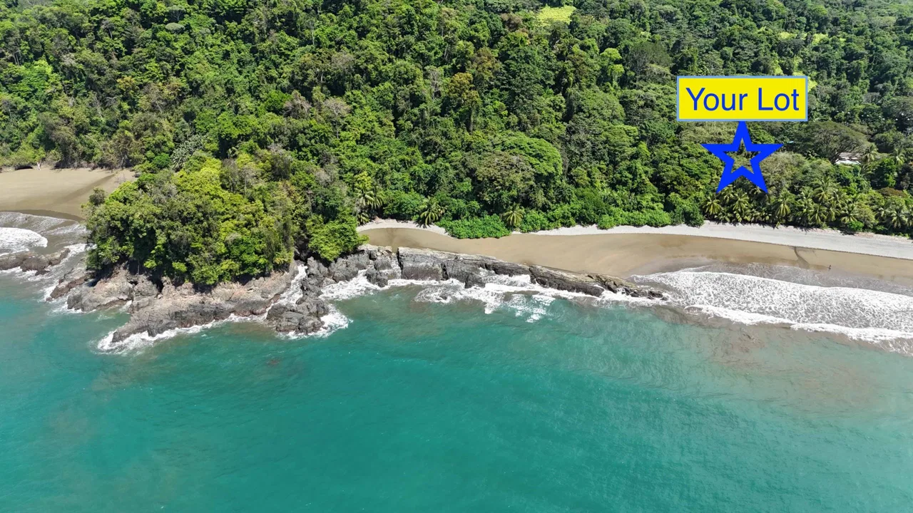 Rare Beachfront Lot Privately Located in Ballena Beach, photo 5