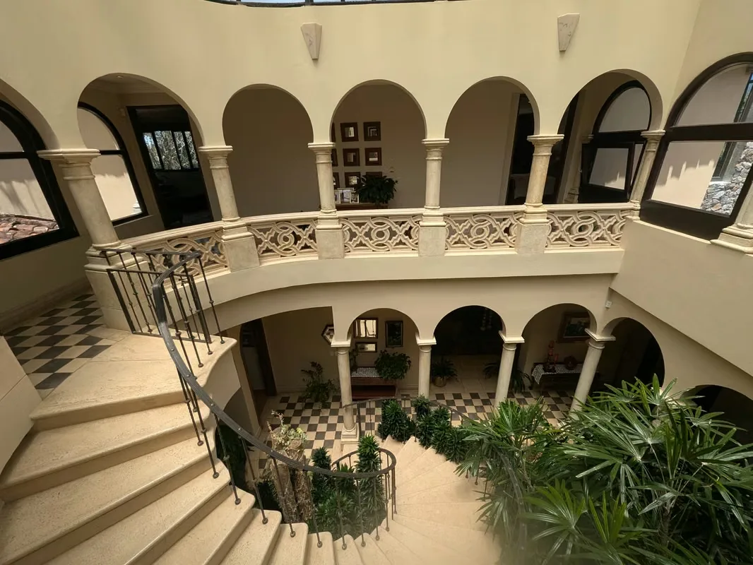 First Floor: Living room, dining room, library or office, kitchen with breakfast bar, two large pantries. Large terrace, half guest bathroom, laundry room, laundry room, full service ...