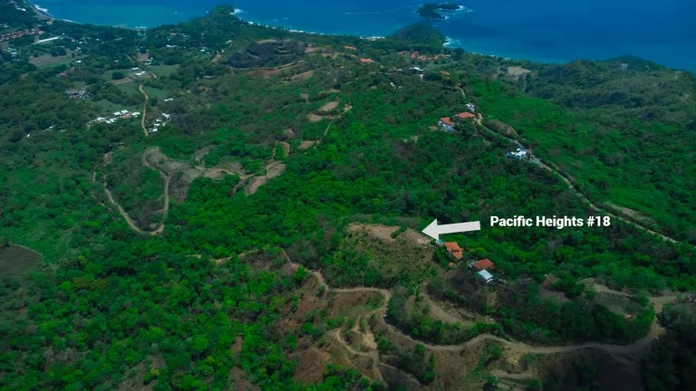 Pacific Heights Lot #18: Dramatic Ocean & Mountain View Lot in Pacific Heights Near Playa Penca, photo 2