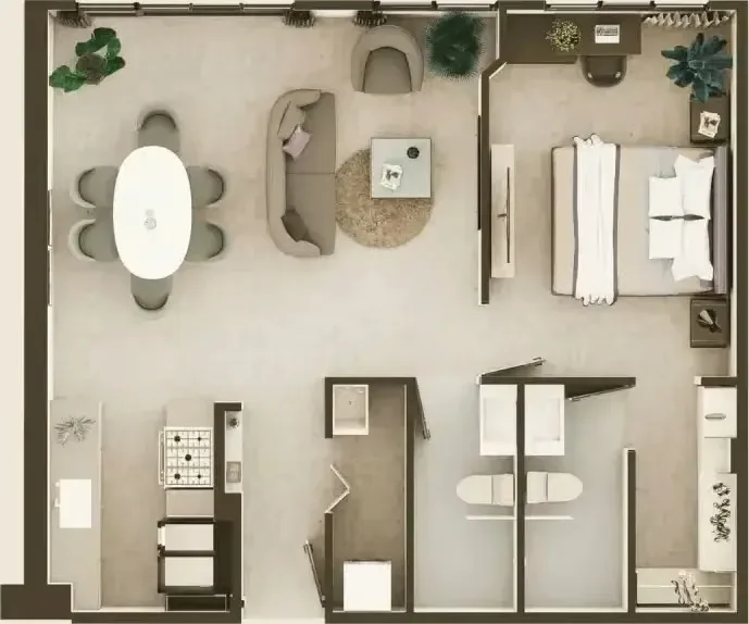 Discover comfort and modernity in this exclusive 2-bedroom, 2-bathroom apartment, located in Tibás, San José., photo 9