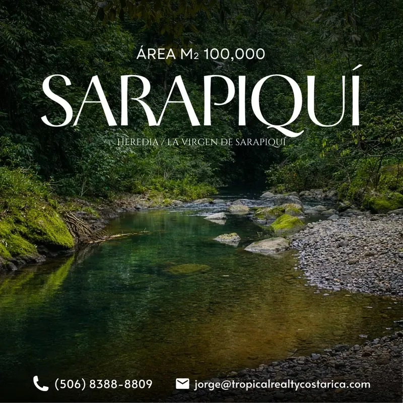 For Sale: Nature Lover’s Paradise in Sarapiquí – 24.7 Acres with Two Rivers | Bijagual, Heredia