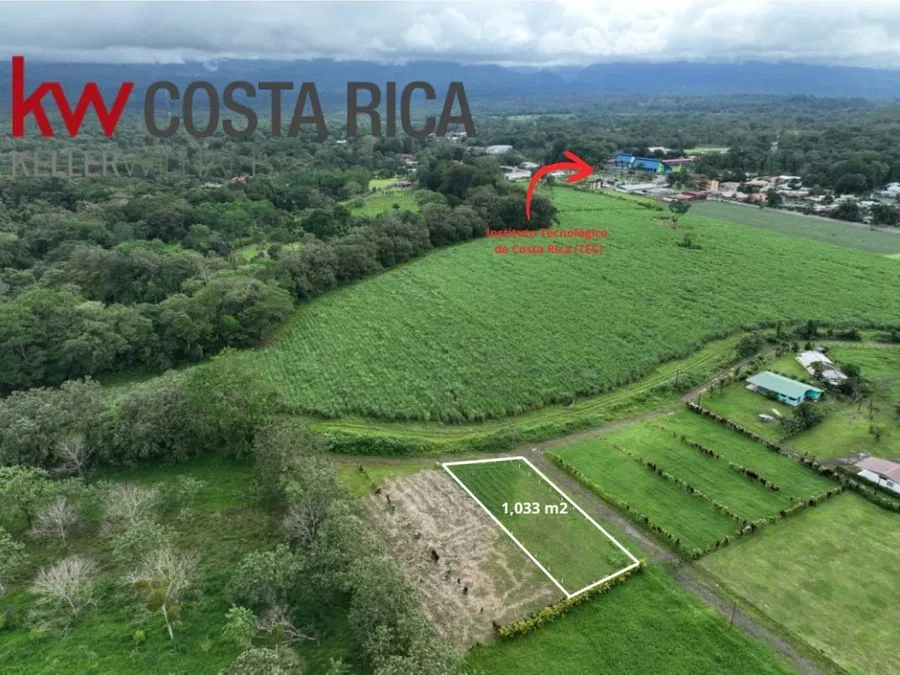 Lote en venta en Santa Clara, San Carlos | A 600 m del TEC