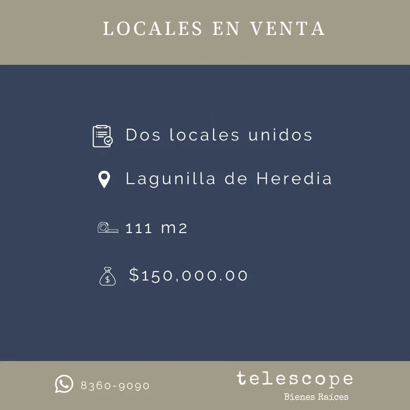 Local comercial remodelado en Venta en Lagunilla de Heredia