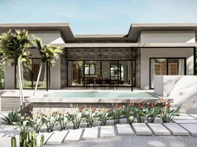 Villa moderna en Santa Rosa: casa a estrenar rodeada de naturaleza