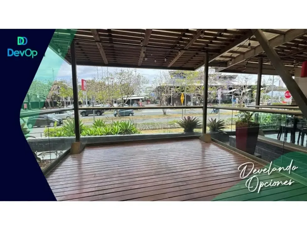 Alquiler Local Exclusivo Para Restaurante con Terraza en Plaza Antares, San Pedro.