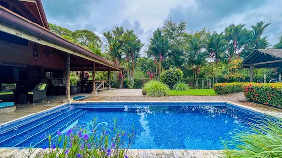 JUNGLE PROPERTY WITH WOOD CABIN  TWO BEDROOM AND POOL, IN OJOCHAL – 1.18 ACRES, photo 4