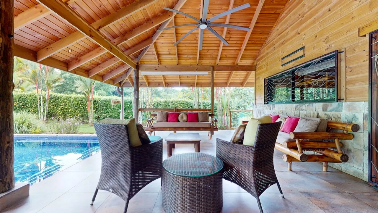 JUNGLE PROPERTY WITH WOOD CABIN  TWO BEDROOM AND POOL, IN OJOCHAL – 1.18 ACRES, photo 8