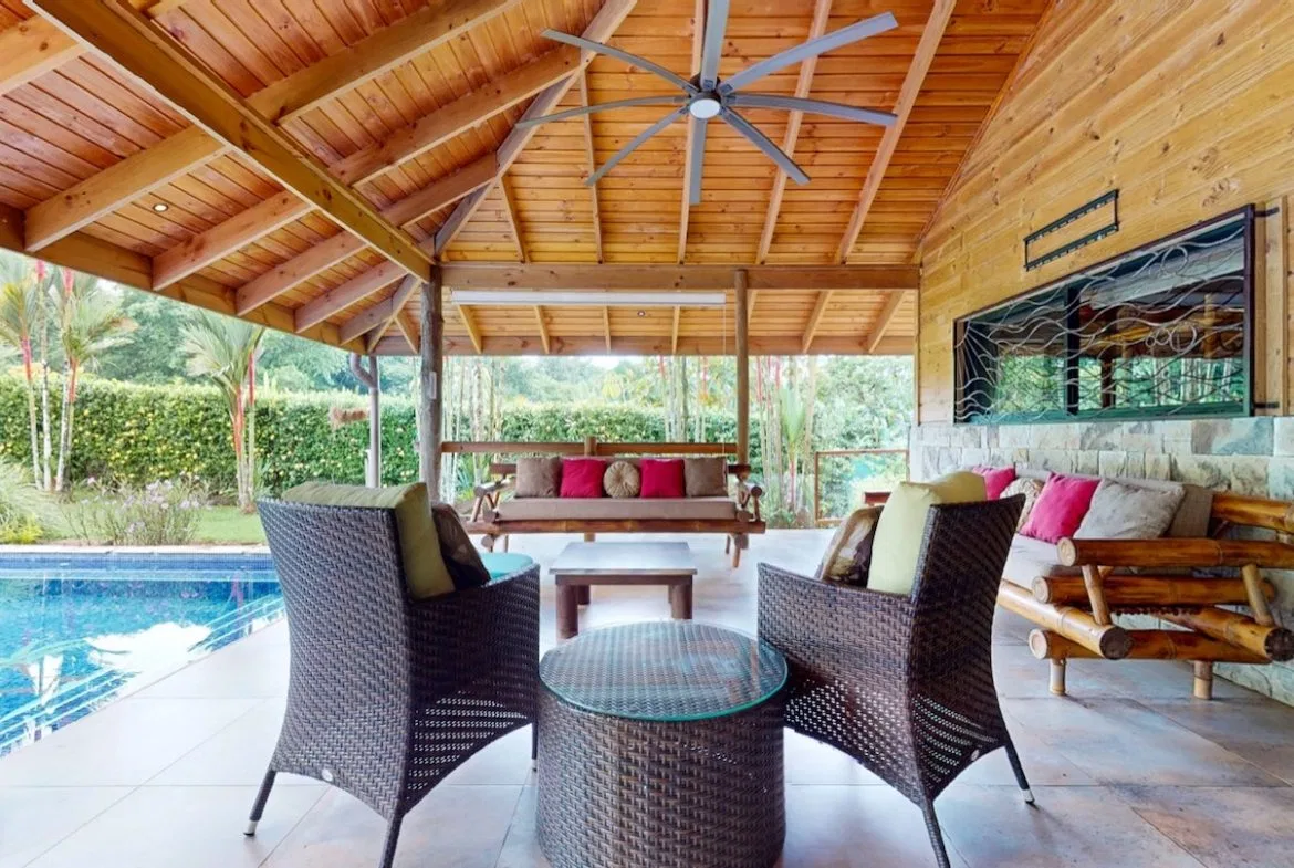 JUNGLE PROPERTY WITH WOOD CABIN  TWO BEDROOM AND POOL, IN OJOCHAL – 1.18 ACRES, photo 9