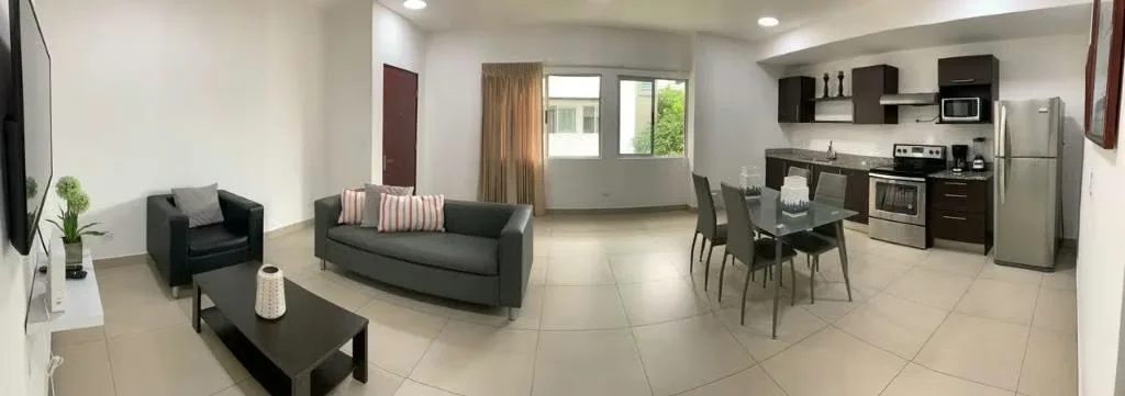 Alquiler de fino y moderno apartamento en una magnífica ubicación muy céntrica en La Sabana cerca del estadio Nacional.
