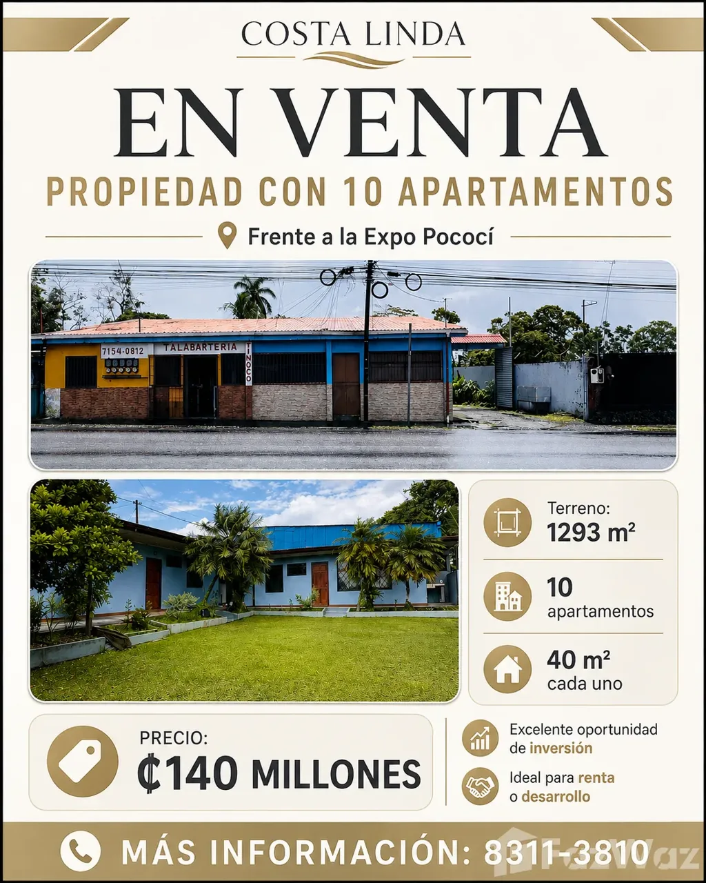10 Bedroom House for Sale in Pococi, Limon for $309,000