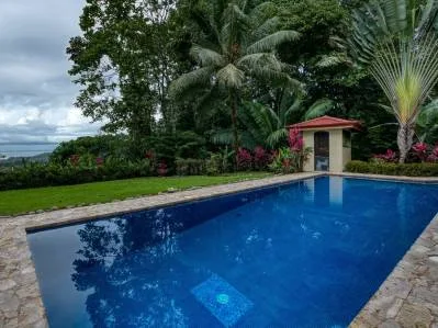 Casa con vista al mar más casita en 11,5 acres con sendero al río y poza para nadar, photo 6