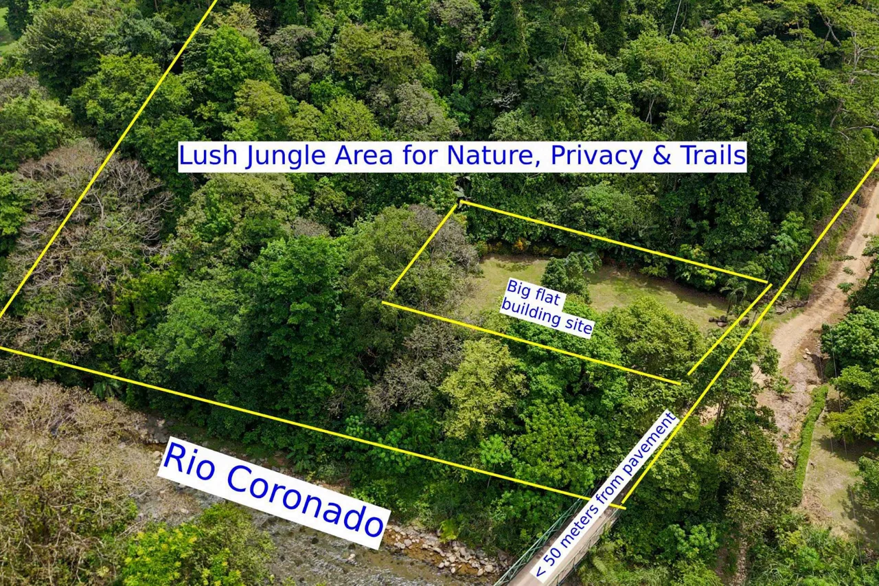 BUILDING FOREST PROPERTY NEAR THE RIVER, IN TRES RÍOS – 1.8 ACRES, photo 3