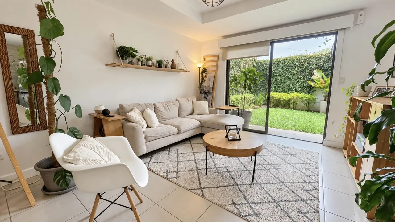Spacious and beautiful two-story house. It features 3 bedrooms, 2 full bathrooms, and a powder room, as well as open-plan living, dining, and kitchen areas. There is also an open area ...