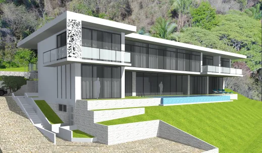 Oceanview property with a possible building  project of 10 apartments  for sale in Playa Carrillo, photo 4