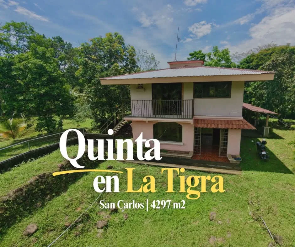 ¡Tu Quinta en La Tigra! Terreno Plano con Árboles Frutales y Amplia Casa