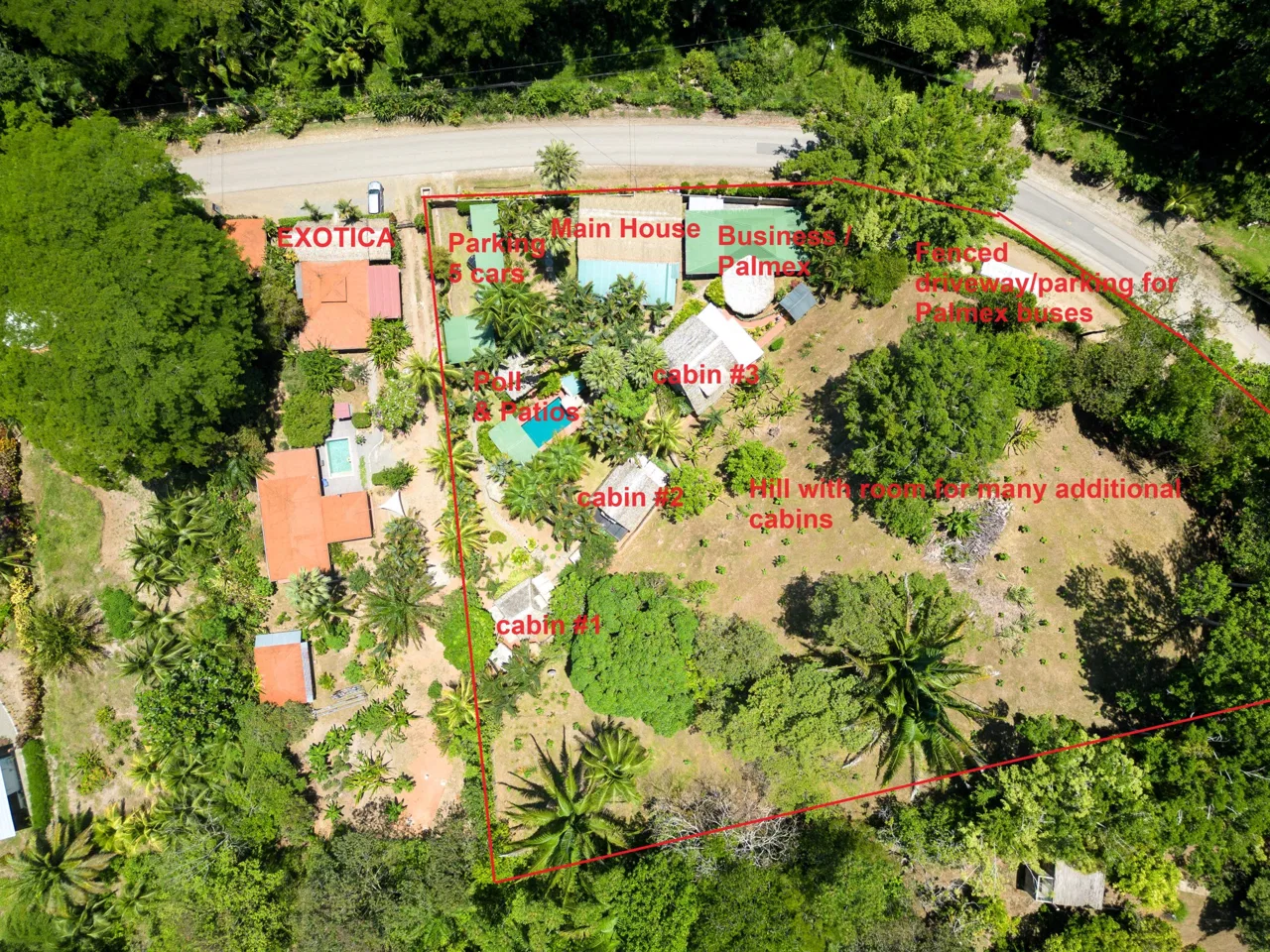 MAIN HOME, 3 CABINS, POOL, SUANA, AND WORKSHOP – 1.73 ACRES, photo 23