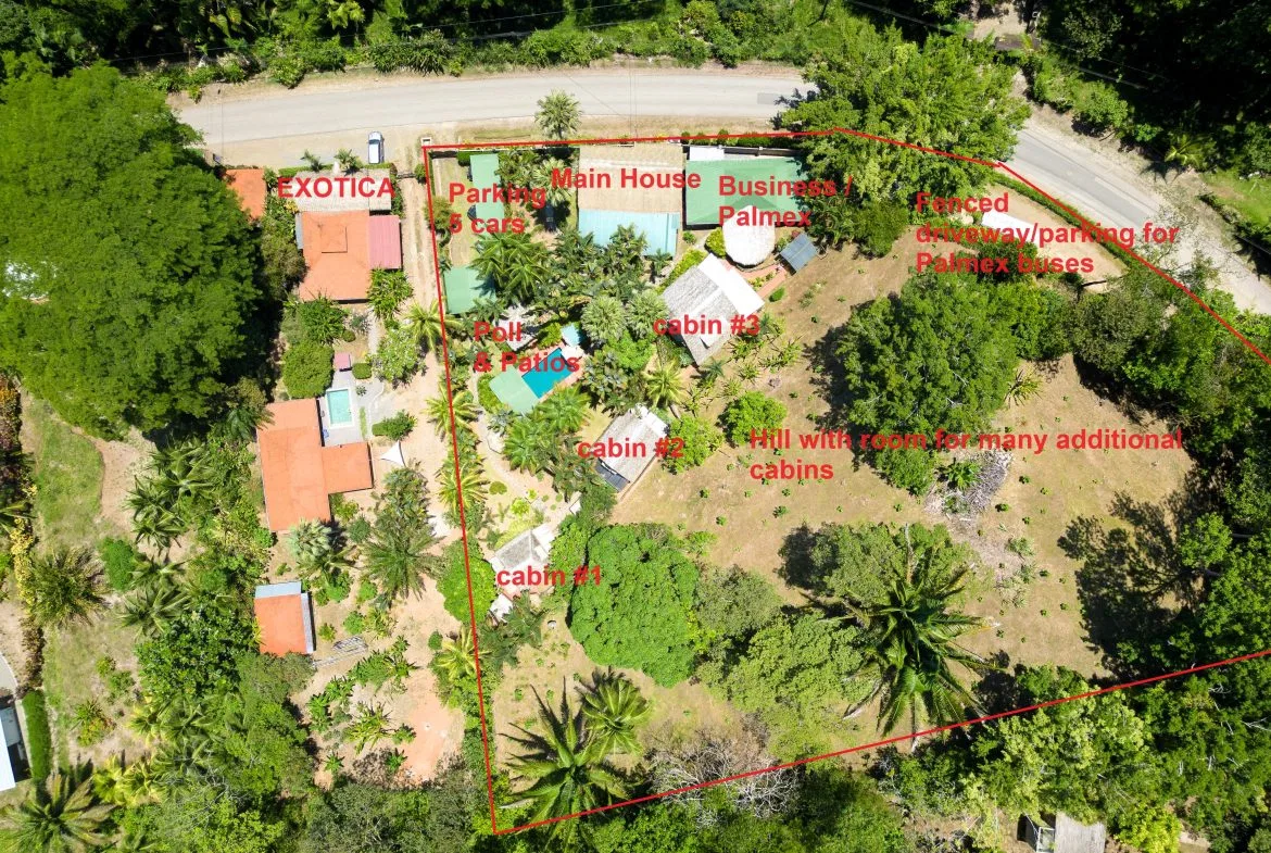 MAIN HOME, 3 CABINS, POOL, SUANA, AND WORKSHOP – 1.73 ACRES, photo 24
