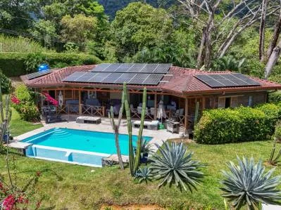 Casa clásica de ecomaderas con impresionantes vistas al mar – Ojochal Fase 5, photo 5