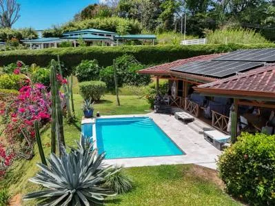 Casa clásica de ecomaderas con impresionantes vistas al mar – Ojochal Fase 5, photo 9