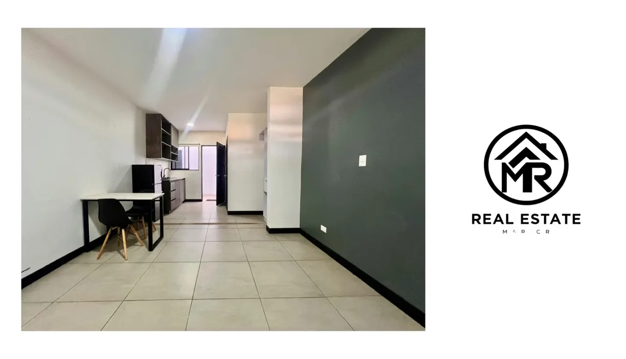 300 mil Alquiler de elegante Apartamento - Tipo ESTUDIO SEMI AMUEBLADO en San Pedro , Sabanilla ( Cerca de las Deportivas de la UCR ) Servicios incluidos .