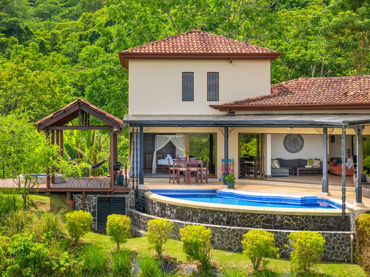 OCEAN, WATERFALL AND JUNGLE VIEWS – THREE HOMES AND FRUIT TREES – 71 ACRES, photo 17