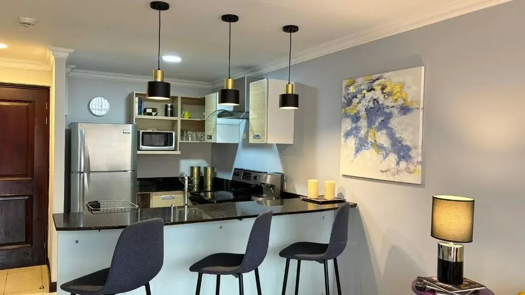 Apartment with nice Natural View - 1 Room & 1 Bathroom - Fully Furnished, with White Line Kitchen and Washing Tower, blinds, Mirrors and Accessories in Bathroom, AC Energy Saving in ...