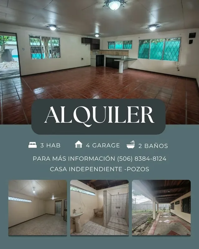 Si busca una casa con espacio de verdad, privacidad y un enorme jardín para disfrutar con su familia o sus mascotas, esta propiedad en Pozos de Santa Ana es una excelente ...