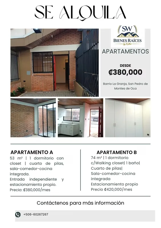 Independent Apartment for Rent in Barrio La Granja, San Pedro | Water Included, photo 3