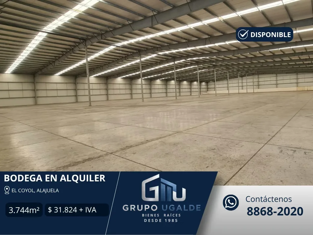Bodega en Alquiler | Coyol, Alajuela