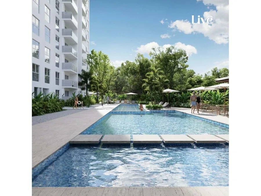 Condominio de 3 habitaciones con vista a la montaña: en Live Jacó