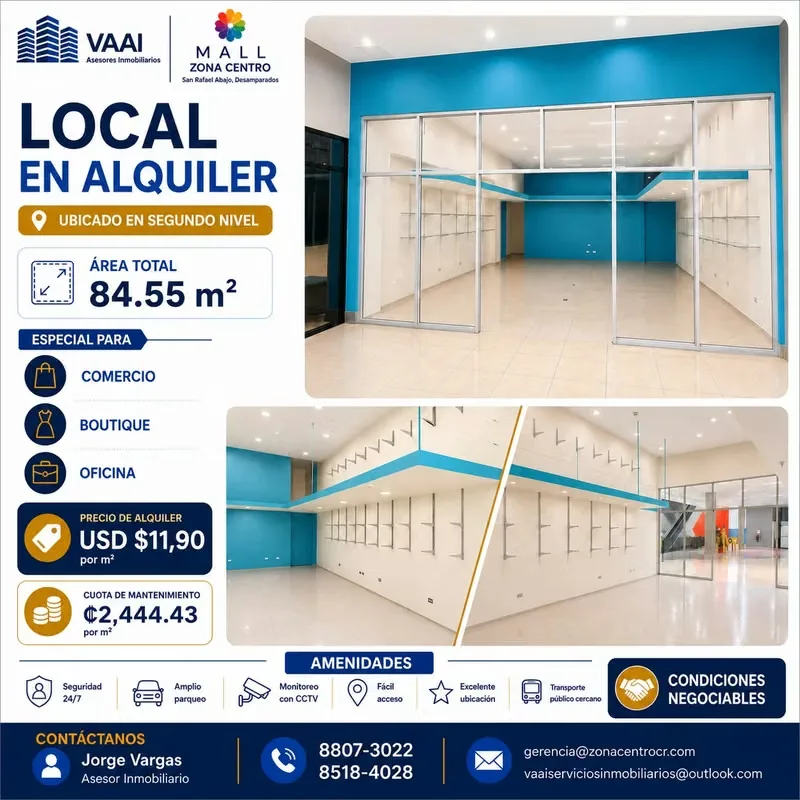 COMMERCIAL PLACE FOR RENT - SMALL CENTER AREA