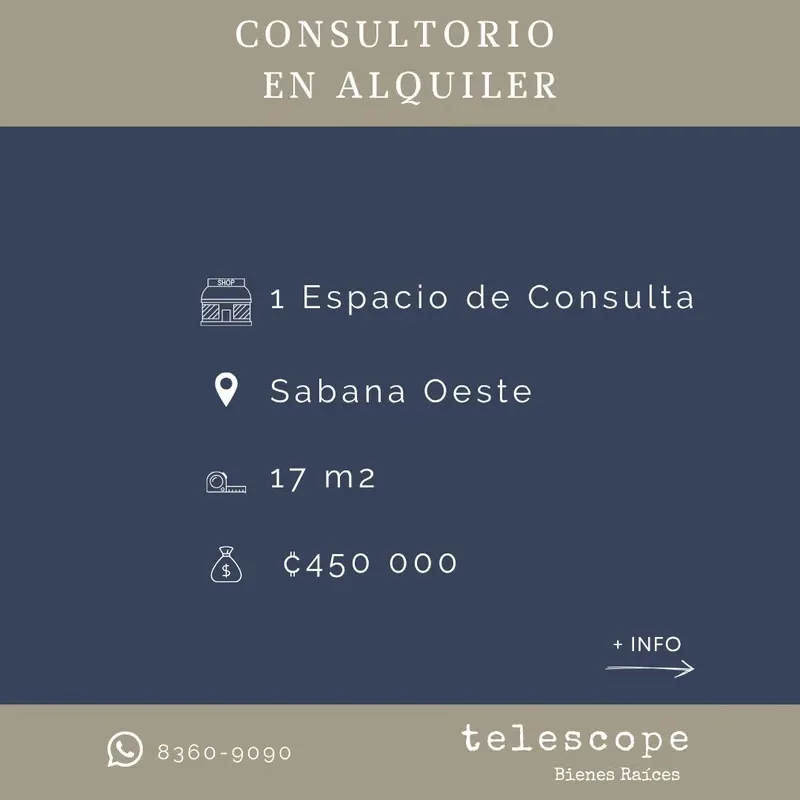 Consultorio en Alquiler en Sabana Oeste, photo 2