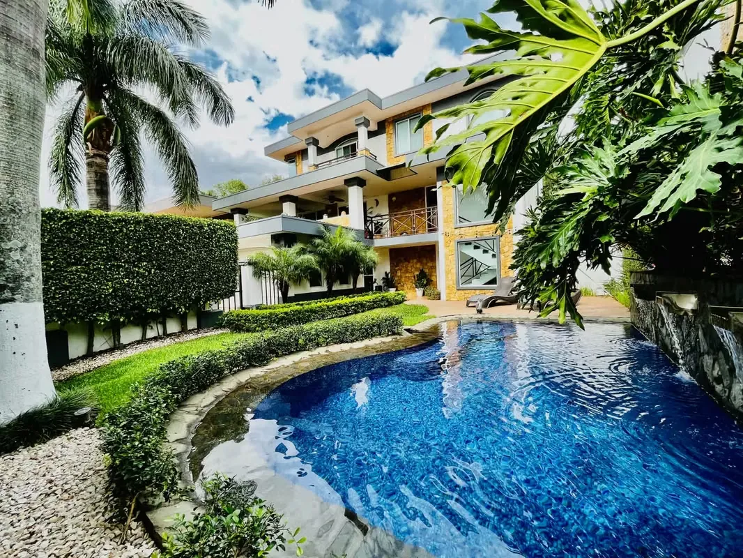 Great opportunity to acquire this stunning Mediterranean-style home with a private pool in an exclusive gated community. It is located on a quiet cul-de-sac between Guachipelín de ...