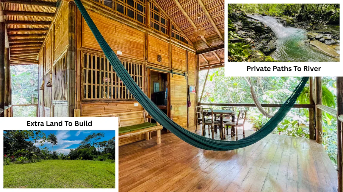 CABIN OF ONE BEDROOM WITH EXTRA BUILDING LOT NEAR TO THE RIVER,  IN OJOCHAL – 1.73 ACRES