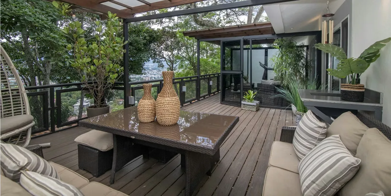 3-bedroom house in gated Escazú community with mountain views, spacious terraces, modern kitchen, and private garden near La Paco Shopping Center, Costa Rica., photo 13