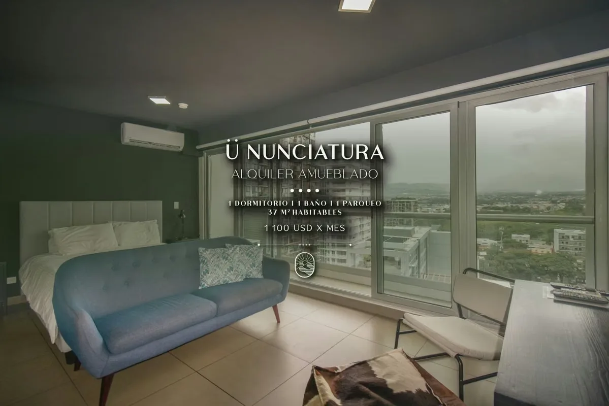 STUDIO FOR RENT IN THE CITY OF 124; ROHRMOSER, SAN JOSÉ
