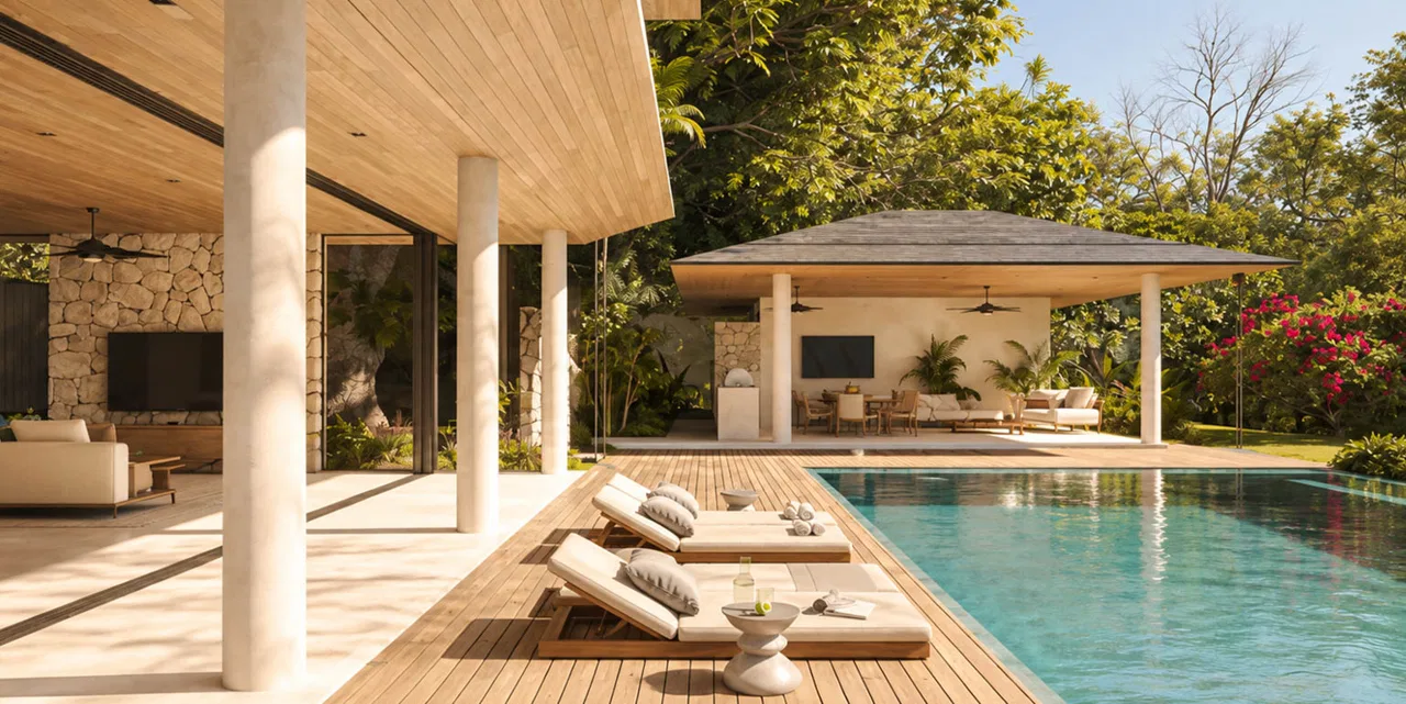 Organic Architectural Elegance Steps from the Ocean